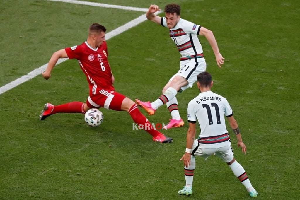 نتيجة الشوط الأول بين المجر والبرتغال في يورو ٢٠٢٠