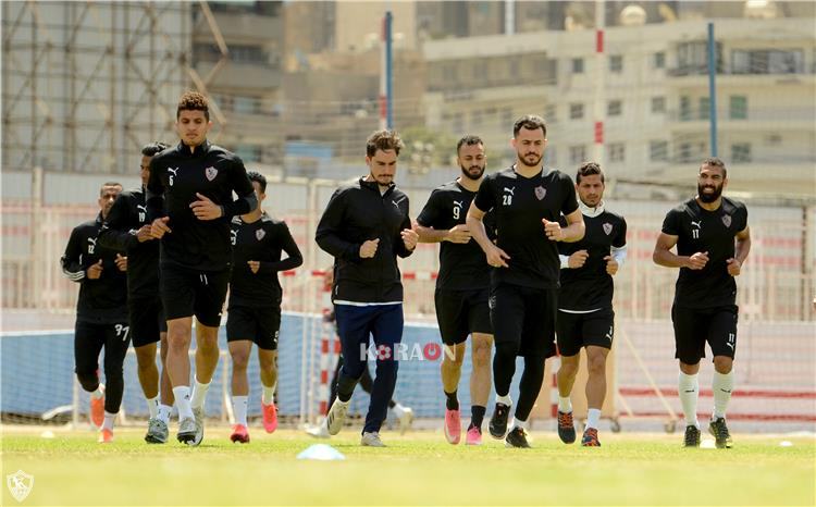 تدريبات تأهيلية للاعبي الزمالك