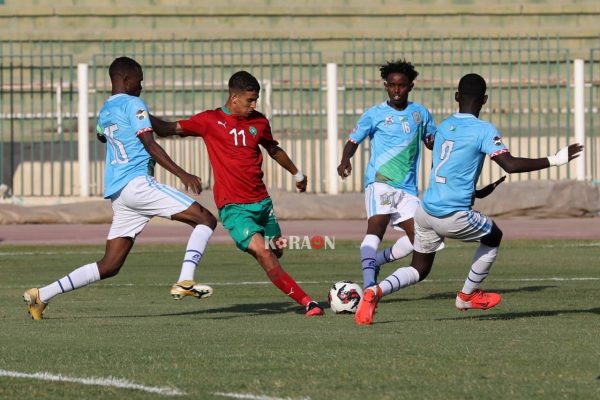 المغرب وجيبوتي بطولة كأس العرب للشباب تحت عشرين