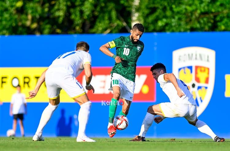 المنتخب السعودي الأولمبي يتعادل مع منتخب رومانيا وديا