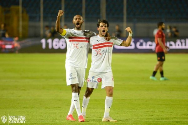 الزمالك يتقدم بهدف زيزو فى الشوط الأول أمام الإنتاج الحربي