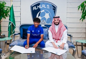 رسميًا..الهلال السعودي يوقع عقدا احترافيا مع مصعب الجوير