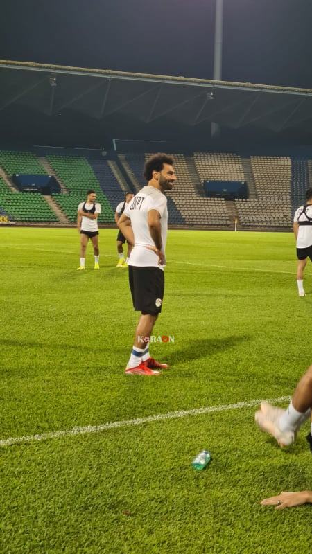 محمد صلاح يخوض مران منتخب مصر قبل مواجهة الجابون