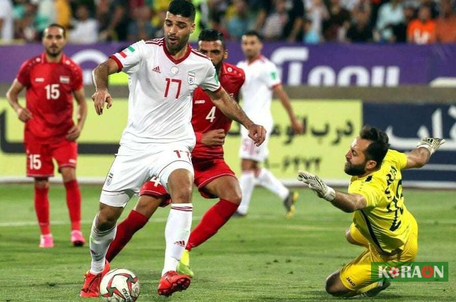 خسارة مدوية للمنتخب السوري أمام الإيراني ضمن تصفيات اسيا المؤهلة لكأس العالم 2022