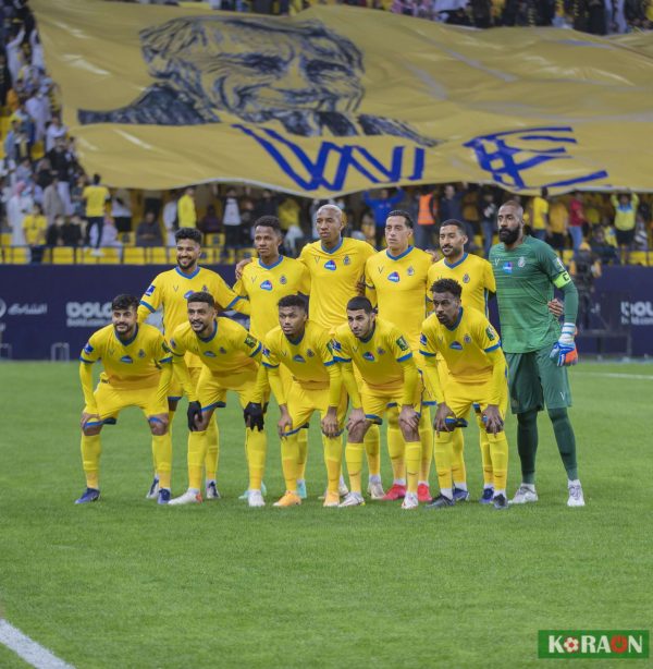 دكة بدلاء النصر أمام الفيحاء بالدورى السعودى