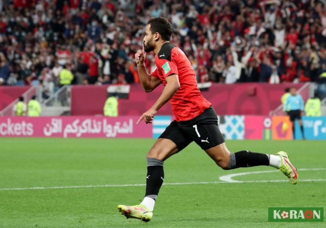 أرقام أحمد رفعت في مباراة مصر والأردن كأس العرب 2021