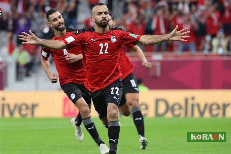 أرقام مباراة مصر والأردن كأس العرب 2021