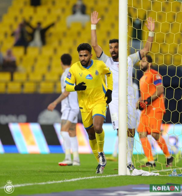 فيديو.. النصر يتقدم على الحزم في الشوط الأول