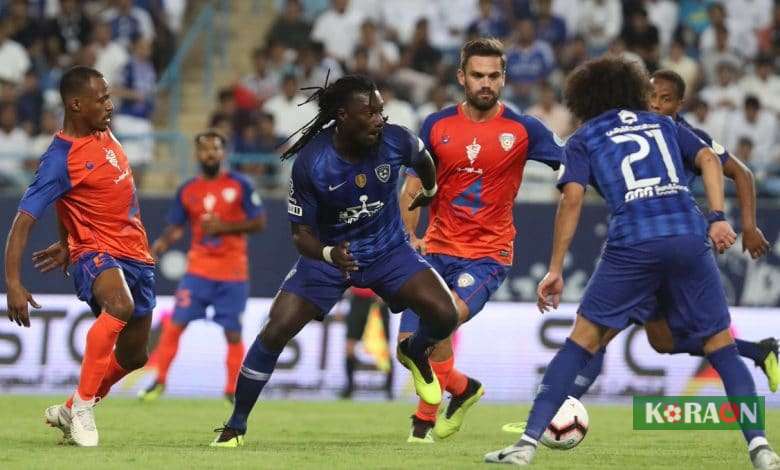 مباراة الهلال ضد الفيحاء