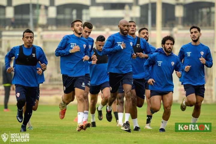 ثنائي الزمالك يخوضان تدريبات تأهيلية في صالة الجيمانزيوم بعد الراحة بودية الرائد