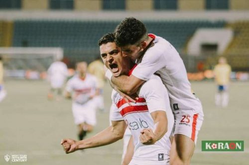 عمر السعيد يحرز الهدف الأول للزمالك في شباك بايونير