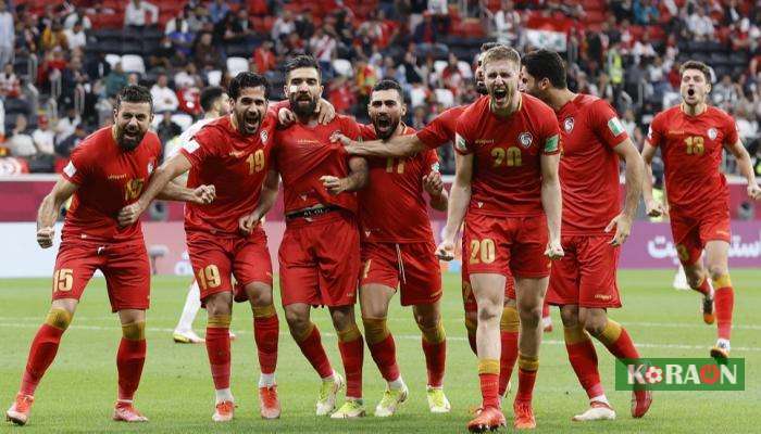 مباراة سوريا وروسيا البيضاء