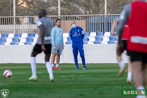 جارديم يركز على الجوانب اللياقية والفنية في مران الهلال استعدادا لمباراة النصر