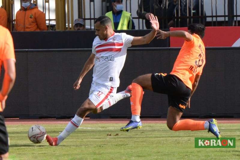 نتيجة مباراة الزمالك وفاركو في الدوري المصري