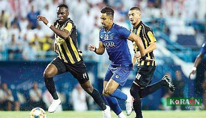 موعد ومعلق والقنوات الناقلة لمباراة الهلال والاتحاد في الدوري السعودي