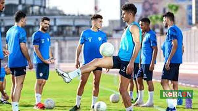 تدريبات خاصة للاعبي الزمالك في مران اليوم