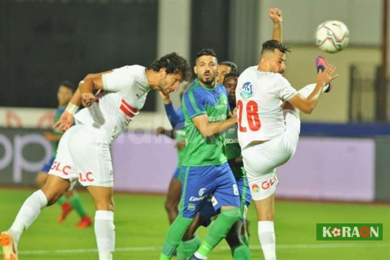 الزمالك ضد المقاصة