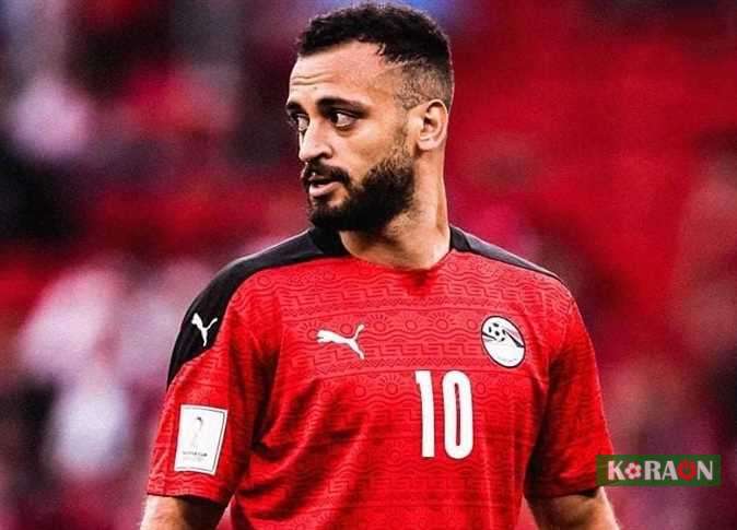 مروان حمدي لاعب سموحة المعار من الزمالك