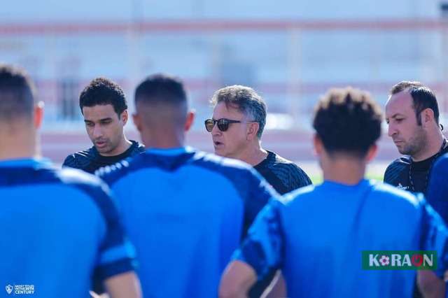 تعليمات هامة من أوسوريو لاعبي الفريق خلال مران الزمالك اليوم