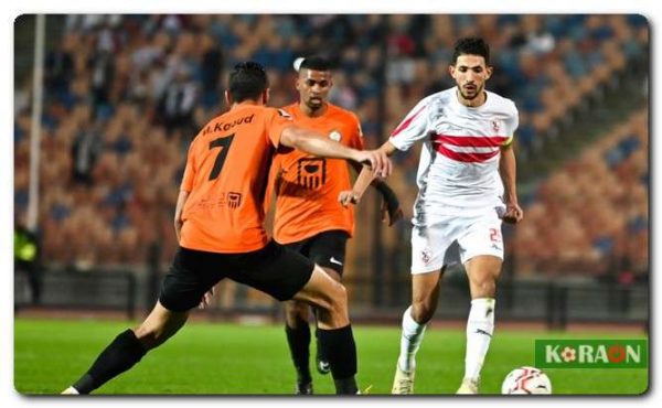 مباراة الزمالك والبنك الأهلي