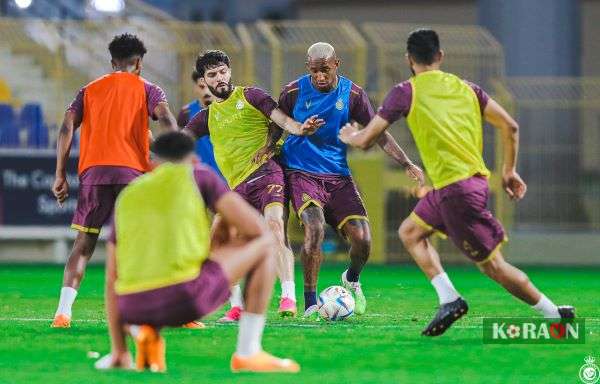 النصر يختتم تدريباته استعدادًا لمواجهة الاتفاق في الدوري السعودي