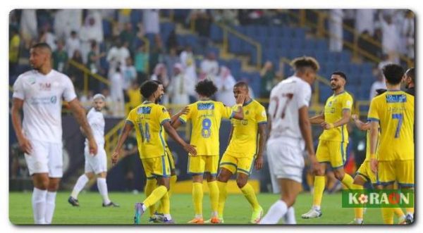 نتيجة مباراة النصر والشباب دوري روشن السعودي