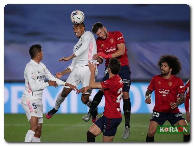 مباراة ريال مدريد وأوساسونا