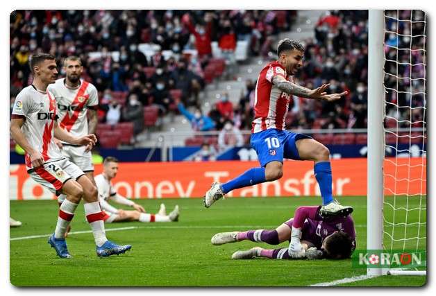 موعد مباراة أتلتيكو مدريد ضد رايو فاليكانو في الدوري الاسباني 24-2023 والقنوات الناقلة