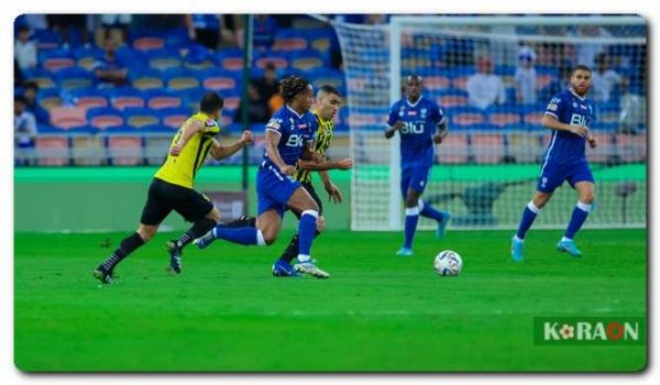 نتيجة مباراة الهلال والاتحاد