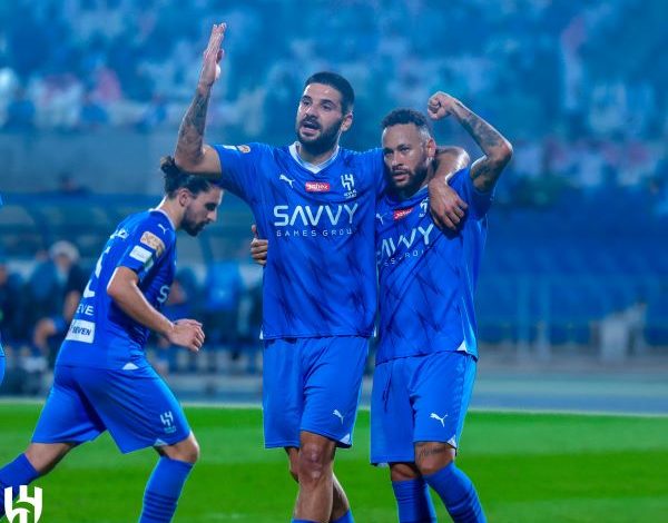 نتيجة وأهداف مباراة الهلال والخليج دوري روشن السعودي