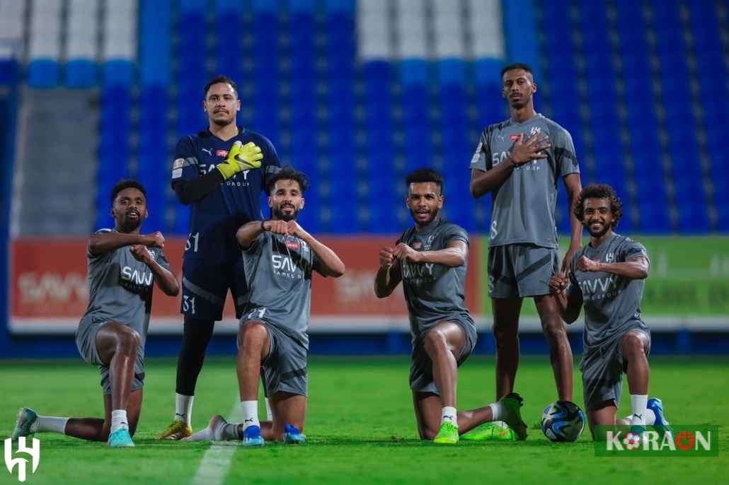 الشهراني يشارك في التدريبات الجماعية للهلال