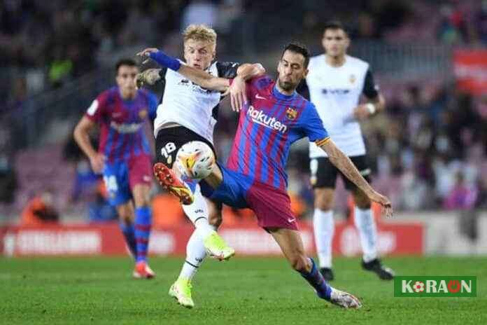 موعد مباراة برشلونة وفالنسيا في الدوري الإسباني