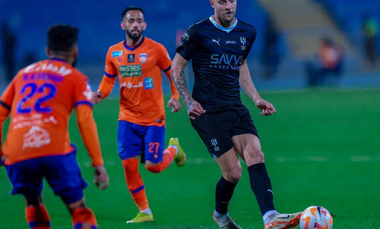 نتيجة مباراة الهلال والفيحاء في دوري روشن السعودي