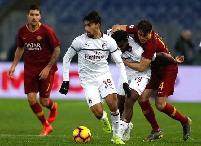 القنوات الناقلة لمباراة ميلان وروما في الدوري الإيطالي