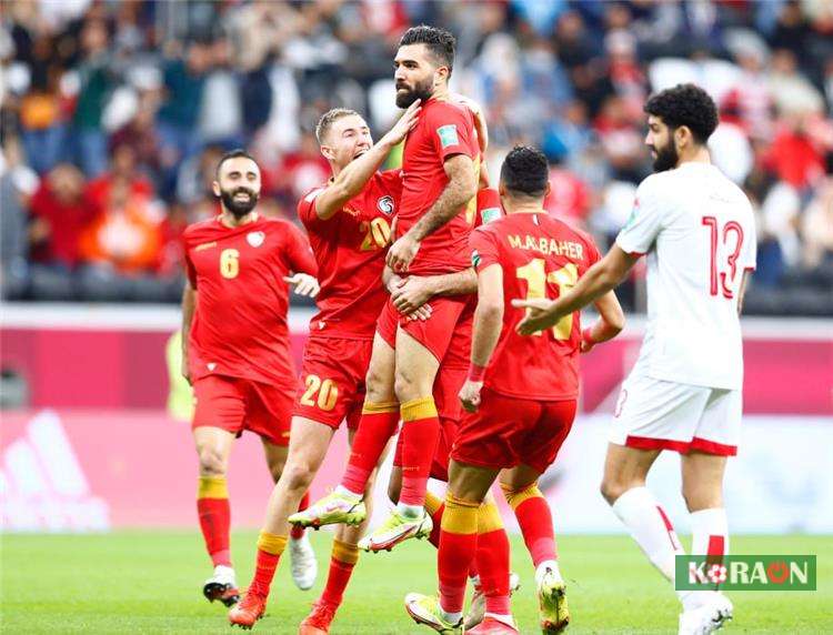 تشكيل سوريا الأساسي أمام أوزبكستان في كأس آسيا 2023