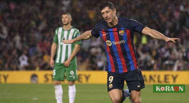 موعد مباراة برشلونة وريال بيتيس في الدوري الإسباني