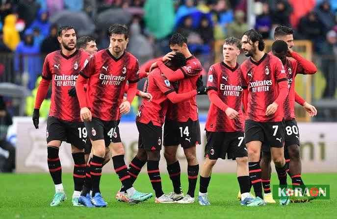 نتيجة مباراة ميلان وساليرنيتانا الدوري الايطالي