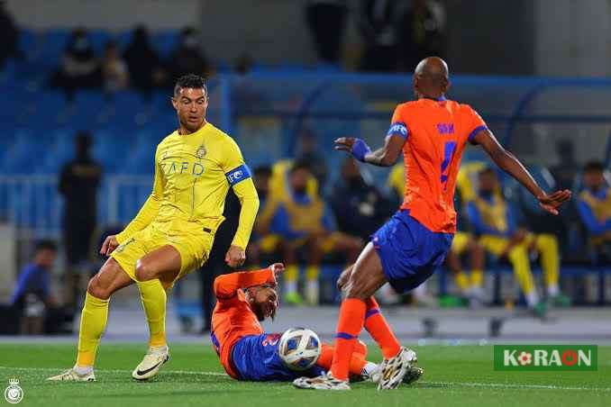 نتيجة مباراة النصر والفيحاء في دوري روشن السعودي 2024