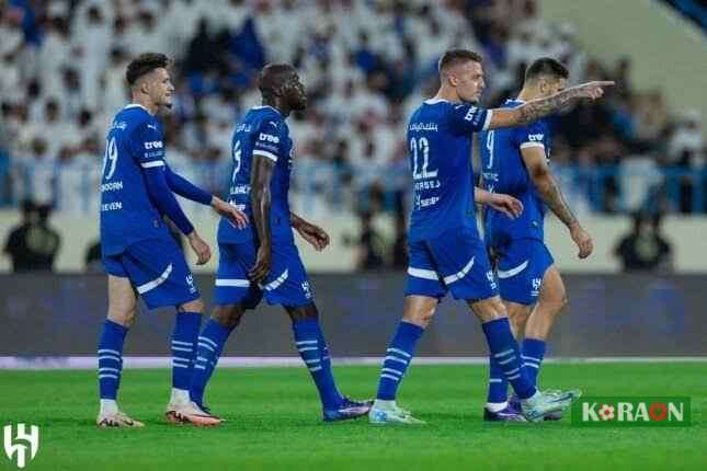 نتيجة مباراة الهلال وضمك في دوري روشن السعودي 2024