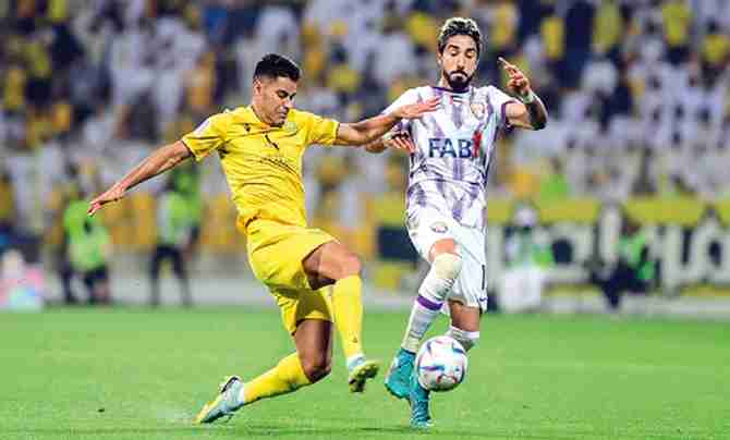 نتيجة مباراة العين والوصل في دوري أدنوك الإماراتي 2024